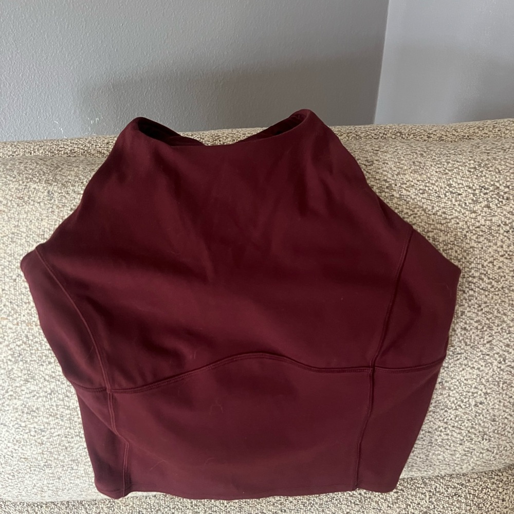 Lululemon cropped tank top.